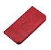 Produktbild Hülle für iPhone 8,Hülle für iPhone 7,Homikon PU Leder Hülle Retro Schön Blume Prägung Schutzhülle Brieftasche Ledertasche Bookstyle mit Innere Weiche Slim Fit Soft Silikon Bookcase Liebhaber Rose Handyhülle Flip Wallet Case Kunstleder Lederhülle Kratzfeste Flexible Ultra Slim dünne Stoßfeste Schutz Handy Hülle Protective Rundum-schutz Cover Schutz Rückschale mit Standfunktion Kredit Kartenfächer Tasche Etui für Apple iPhone 7/8 - Rot