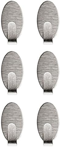 Stainless steel hook Stainless steel hook single hooked bathroom kitchen strong traceless sticky hook door after the coat hook Wall hook ( Color : B )