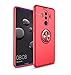 Produktbild Huawei Mate 10 Pro Handyhülle, Huawei Mate 10 Pro Hüllen Ring Holder, SpiritSun TPU Backcover Handy Case Auto Finger Halter 360°Rotation Tasche Kompatibel mit Magnetic Car Mount Cover für Huawei Mate 10 Pro (6.0")-roter + roter Hülle