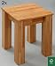 Produktbild 2 x Esszimmer Stuhl Massivholz Buche FSC 100% Bonn 35x35x45 cm Hocker