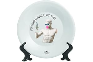 My Custom Style Piatto Decorativo in Ceramica Personalizzato 20cm