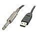 Price comparison product image ELECTRIC GUITAR TO PC CABLE LEAD USB INTERFACE WINDOWS 7 VISTA XP MAC