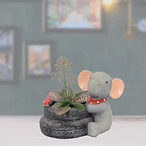 AC ANAND CRAFTS Antique Designs Decorative Mini Cute Bear Shape Artificial Plants for Home D