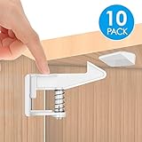 💕 [ UNSICHTBARES DESIGN ] - Diese Schlösser sind für das Innere von Schubladen und Schränken bestimmt, die nicht die Aufmerksamkeit Ihres neugierigen Babys erregen oder die Schönheit Ihrer Möbel zerstören.