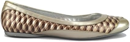 HOGAN KARL LAGERFELD ballet flats Woman beige brown patent Leather AH703 (36 EU)