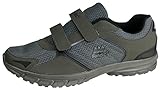 Übergröße gibra Herren Sportschuhe, Art. 3737, Übergrößen, Klettverschluss, Sehr Leicht und Bequem, Grau, Gr. 47