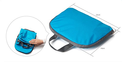 Hosaire 1 Stück Backpack Fahrradrucksäcke Nylon Wasserdicht Faltbar Rucksack für Outdoor Wandern Camping,Reise Bergsteigen Tasche - 2