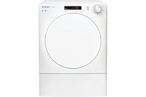 GENERIC CSEV9DF, 9KG Large Capacity, Freestanding Vented Tumble Dryer - Sensor Drying, Start Delay - 24 hours, Anti Allergy, 15 Programmes, White - HxWxD - 850 x 596 x 585