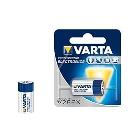 VARTA Piles V28PX/4SR44, lot de 1, 6,2V, piles spéciales pour petits appareils électroniques – montres, calculatrices, Made in Germany