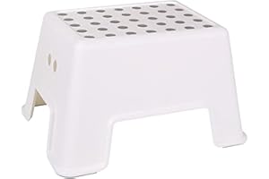 IKEA BOLMEN - Tritthocker, Weiß, Polypropylen (PP)