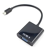 donnerkeile schleifen Display Port 1.1a kompatibler Empfaenger mit 5,4 Gbit / s Bandbreite ueber 2 Lanes. Integrierter dreifacher 10-Bit, 162 MHz Video-DAC fuer analogen VGA-Signalausgang