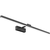 Klighten Lampe LED Miroir Salle De Bain IP44 - 80cm 24W Blanc Froid 5500K, Applique Murale Moderne Anti-Buée Pour Toilette Ou Dressing