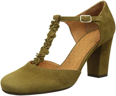 Chie Mihara Women’s Anaio T-Bar Sandals Green Size: 6 UK