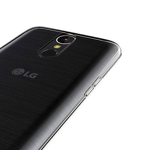 LG K10 2017 Hülle Case, Elekin LG K10 2017 Plus Case silikon Hülle Crystal Clear Premium Durchsichtig Handyhülle Backcover Durchsichtig hülle Transparent Case Schutzhüllen TPU Case für LG K10 2017 - 3