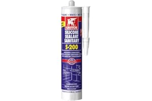 GRIFFON FRANCE SARL 1800698 Sanitärsilikon weiß S-200 Acryl Griffon Kartusche 300 ml-1249326