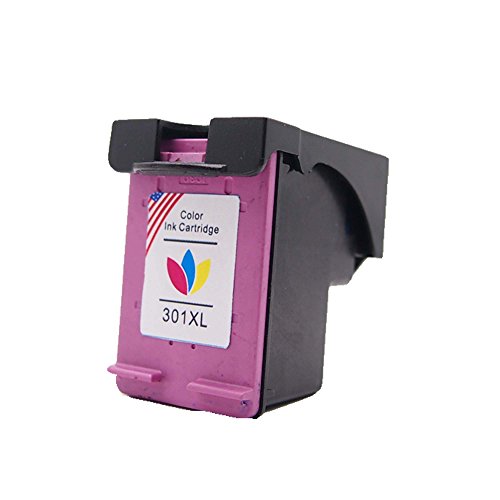 Toner Kingdom 2 Pack Wiederaufbereitet HP 301 XL Tintenpatronen für HP Deskjet 2540 2050 1000 1010 1050 1050a 1510 1512 1514 2054a 2510 2512 2514 2542 2543 2544 Envy 4500 4502 4504 4507 5530 5532 5534 5536 Officejet 2620 2622 2624 4630 4632 4634 4636 (1 Schwarz + 1 Tri-Colour) - 7