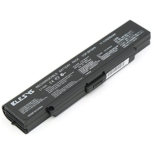 BLESYS – 5200mAh 6-Zellen-11.1V SONY VGP-BPS9 / S VGP-BPS9A / S VGP-BPS9 / B VGP-BPL9 VGP-BPS9A / B Ersatzbatterie passen SONY VAIO VGN-AR53DB VGN-CR11 VGN-CR120E VGN-CR125E VGN -CR131E VGN-CR13G VGN-SZ5MN / B VGN-SZ5XN / C VGN-SZ5XWN / C VGN-SZ780 Series Laptop (Black) - 3