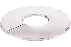 ABCSWEET Acciaio inossidabile Diviso Rotondo Piastra Rosetta Parete Flangia Divisa Per Tubi Con 24/28/35/42/51 Mm Diametro Accessori Bagno Rosette Piastra di Copertura Rubinetto