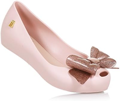 Melissa Footwear Sparkle Bow Front Pumps UK 10 Blush