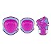 Produktbild Nils Schonerset Protektoren Schutzausrüstung Inline Skates Rollschuhe Schüter SET Handgelenk-,Ellbogen-, Knieschoner H106 (Rosa, XS)