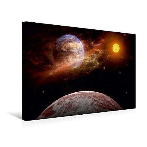 Premium Textil-Leinwand 45 cm x 30 cm quer, Erde | Wandbild, Bild auf Keilrahmen, Fertigbild auf echter Leinwand, Leinwanddruck (CALVENDO Natur)