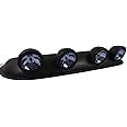 UNIVERSAL ROUND 4X4 ROOF TOP BAR TOP HEAD LIGHT FOG LAMP FOUR LENS DRIVING POD LIGHTS OFFROAD FOG SPOT HEAD LAMPS - SELF ADHESIVE BACK WINNER 2024*