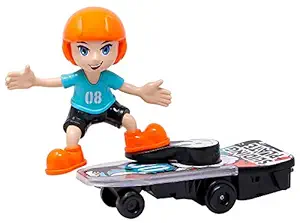 Zest 4 Toyz 360 Degree Revolving Electric Stunt Scooter Skateboard with Light and Music | Battery Operated Toy for Kids