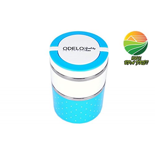 Edelstahl Warmhaltebehälter 930 ml Thermobehälter BPA Frei Lunch-Box Blau