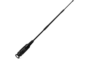 HYS Antena BNC-macho de 27 MHz de 13 pulgadas para radio CB de mano/portátil con conector BNC compatible con radio CB Cobra Midland Uniden Anytone