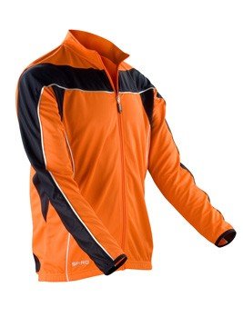 RT255 Mens Bikewear Long Sleeve Performance Top Langarm-Shirt bis XXL, Farbe:neon orange/black;Herrengren:XXL