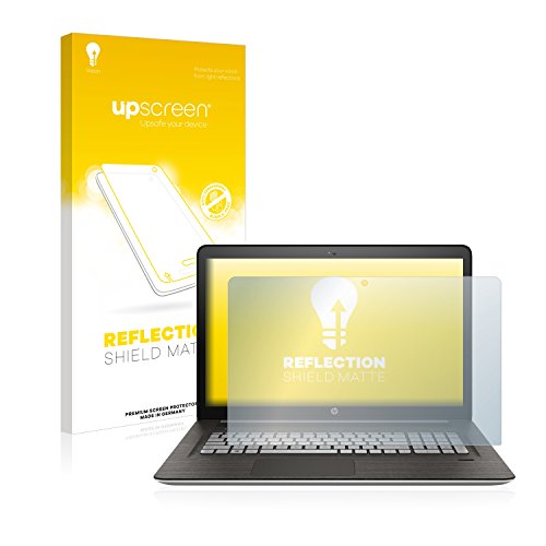 upscreen Reflection Shield Displayschutzfolie HP Envy 17 (2015) Schutzfolie Matt – Entspiegelt, Anti-Fingerprint