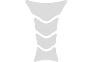 BIKE-label X501344VA Protège-réservoir 3D blanc, Autocollants moto