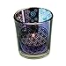 Produktbild Flat-Ray Teelichthalter Blume des Lebens Violett/Blau 6 cm