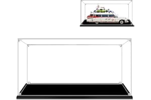 Hosdiy Vetrina Espositiva in Acrilico per (Ghostbusters ECTO-1) Modell - Teca Vetrina per Lego 10274 (Solo Vetrina, Senza Modello)