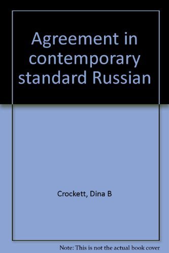 Preisvergleich Produktbild Agreement in contemporary standard russian.