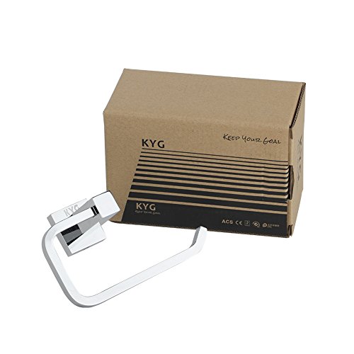 KYG Verchromt Toilettenpapierhalter Klopapier Roll Klopapierhalter Chromoberflach Ersatzrollen-Ständer - 7