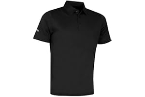 CALLAWAY APPAREL Callaway Golf Mens Swingtech Solid Stretch Moisture Wicking Polo Shirt