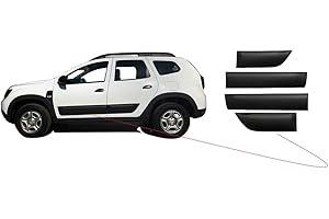 boa line Kit de corps de moulage latéral de protecteur de porte en ABS 4 pièces, 2018-2023 pour Dacia Duster