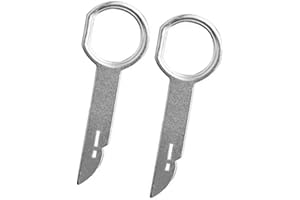 Audioproject A195-2 szt. zestaw pałąków odblokowujących kompatybilny z VW, Audi, Seat, Skoda, Mercedes, Ford, radio, MFD2, RNS-E, RCD300, nawigacja, pozioma szczelina