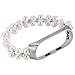 Produktbild Happysdh Armband kompatibel mit Xiaomi Mi Band 4, Smartwatch Zubehör Perle Uhrenarmband Ersatzarmband Armbänder Smartwatch für Frauen