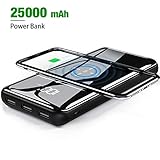 Modisches LCD-Telefon-Ladegerät: Die LCD-Anzeige zeigt die verbleibende Leistung an, und der Eingangs- und Ausgangsstatus lässt sich genau nachverfolgen. Modische und coole durch schwarz-Weiß Farbkombination.