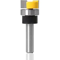 Lot De 4 Fraises à Rainurer Flush Trim CSOOM - Tige 8mm Pour Travail Du Bois - Haute Performance