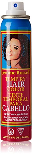 Jerome Russell Temporary Hair Color Spray Auburn, 65 ml