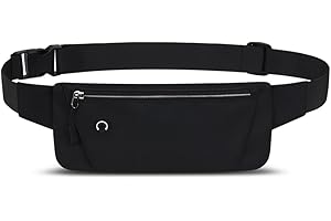 YWKJDDM Slim Running Belt for Phone, Travel Money Belt, Sports Bum Bag for Walking Cycling Walking Gym