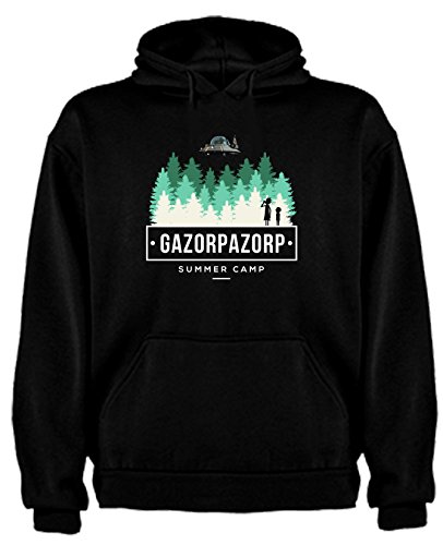 Sudadera de Rick and Morty Divertida Friky Smith Tiny hombre S Negro