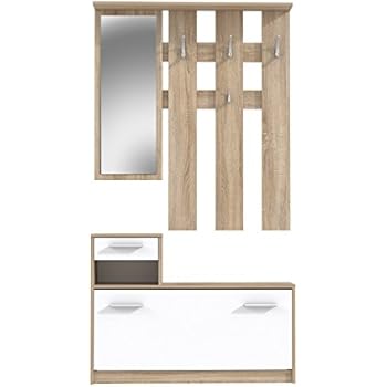 Armadio Da Ingresso Avanti Trendstore - Bianco Lucido, 80x190x35 Cm, Con Ripiani - Foto 12