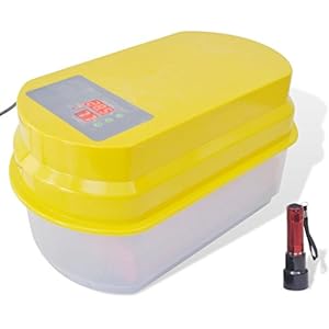 vidaXL Inkubator für 15 Eier Brutkasten Brutmaschine Motorbrüter Brutgerät automatisch