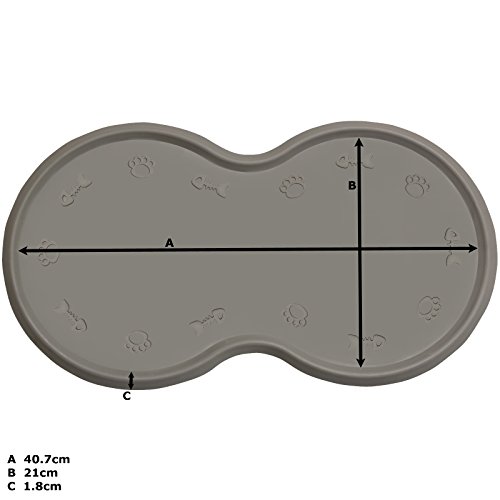 Me-My-Pets-Non-Slip-Twin-Bowl-Placemat-Dark-Grey