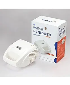 Milestone Nulife Handyneb Smart Pistontype Compressor Nebulizer (White)