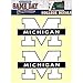 Produktbild Game Day Outfitters NCAA Michigan Wolverines Fenster Aufkleber/Aufkleber